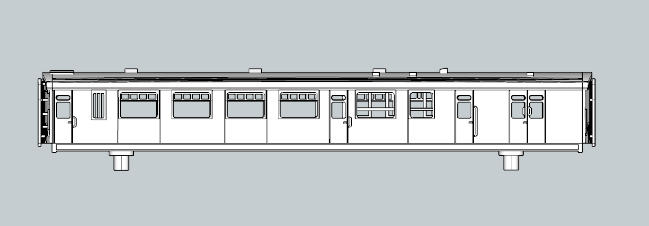 (image for) SR Bulleid BRCW Semi-Open Brake Third - d2124